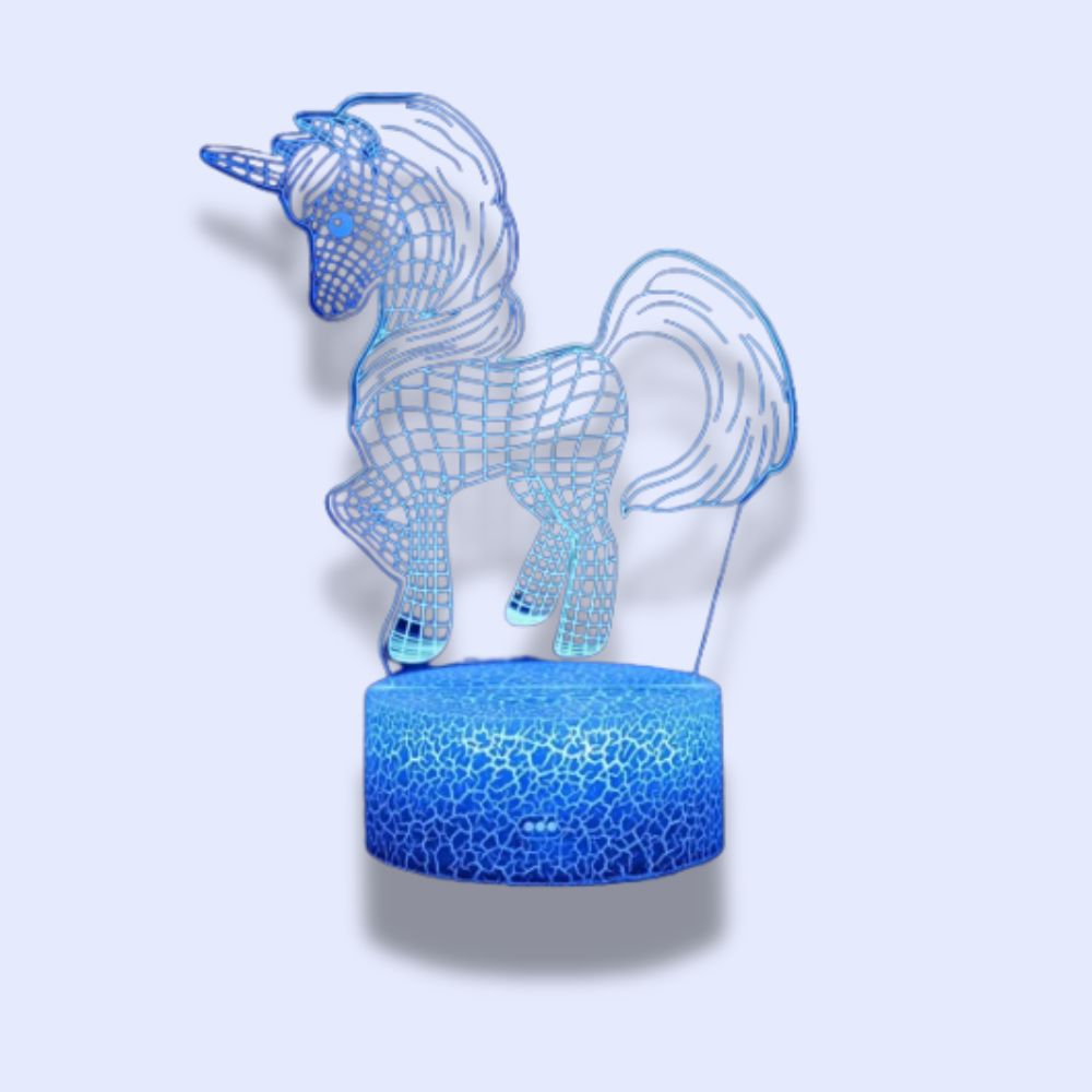 Mini Veilleuse Licorne 16 color with remote