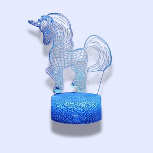 Mini Veilleuse Licorne 16 color with remote