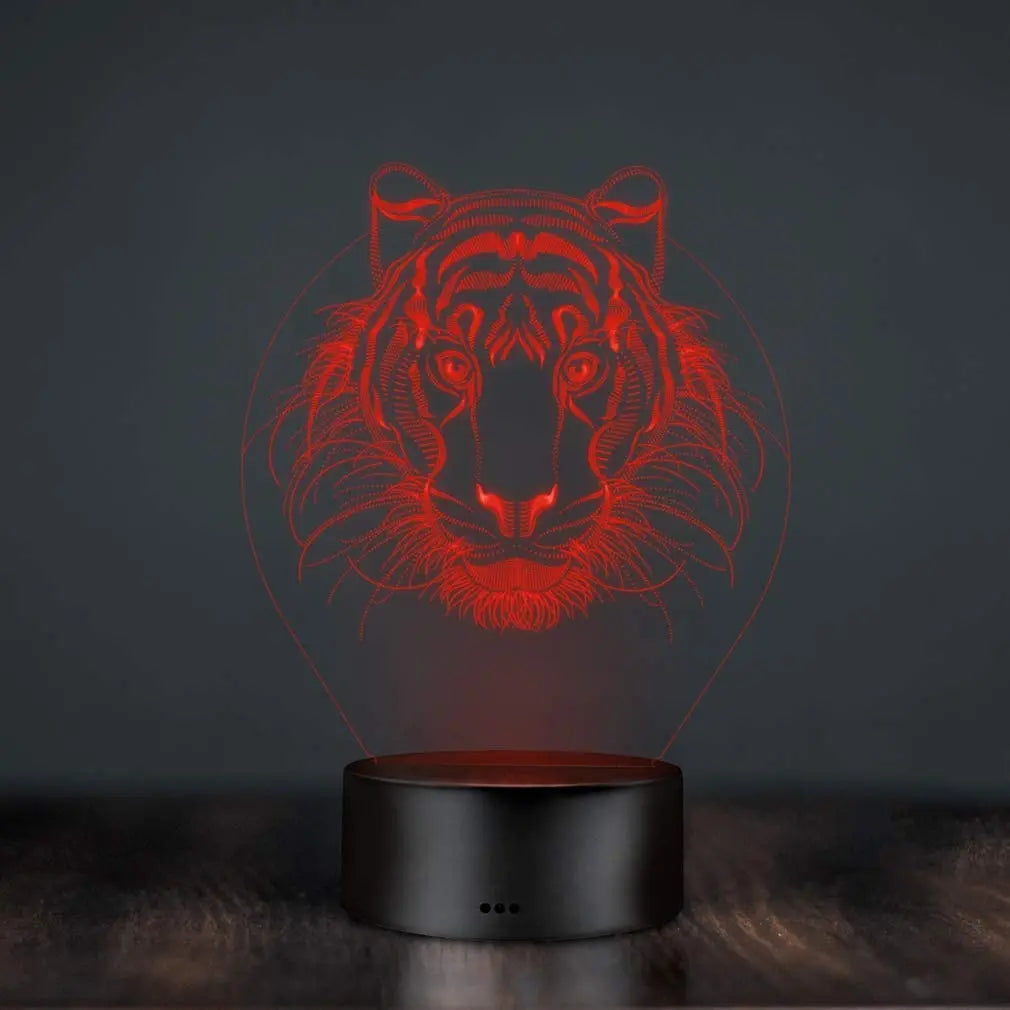 Veilleuse Lion Led 16 color with remote