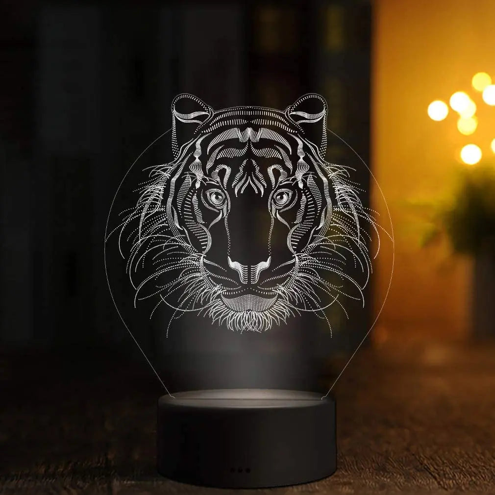 Veilleuse Lion Led 16 color with remote