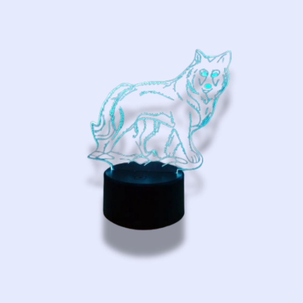 Veilleuse Petit Loup  16 color with remote