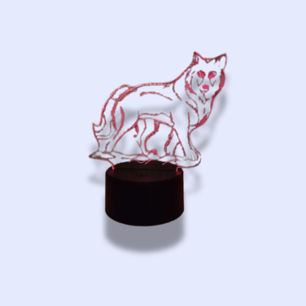 Veilleuse Petit Loup  16 color with remote